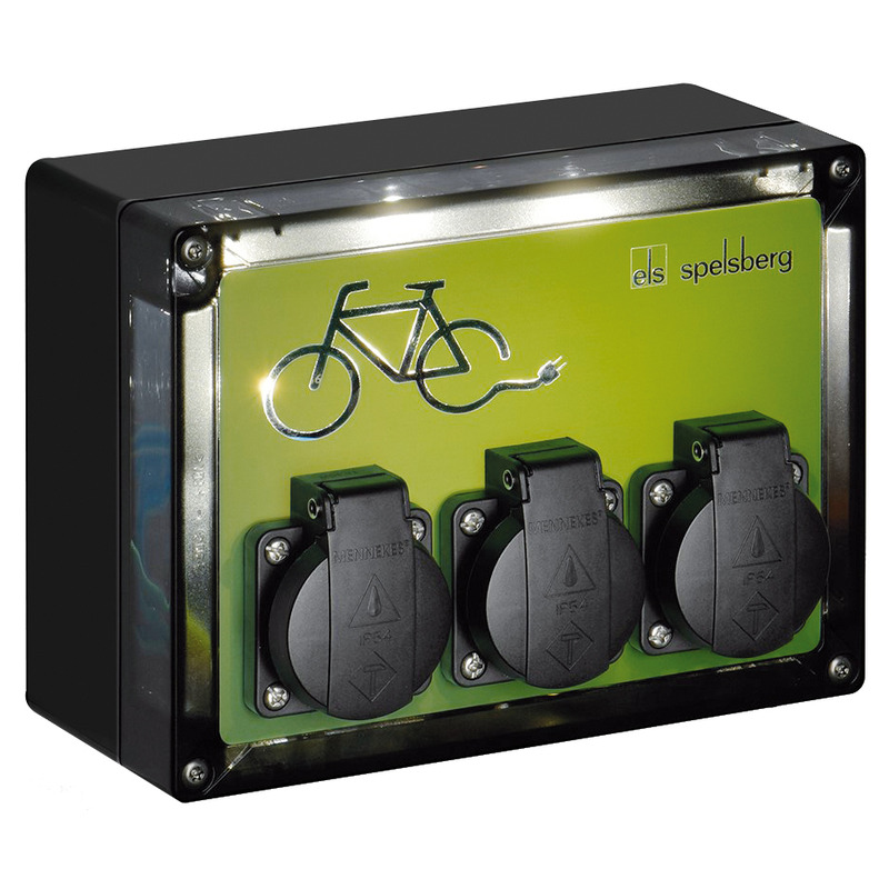 E-Bike charging station - TG BCS 3 BE/FR LED