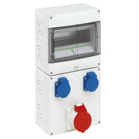 Socket outlet combination - STV 912-S BE/FR