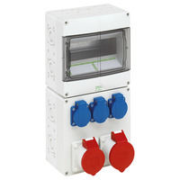 Socket outlet combination - STV 923-S BE/FR