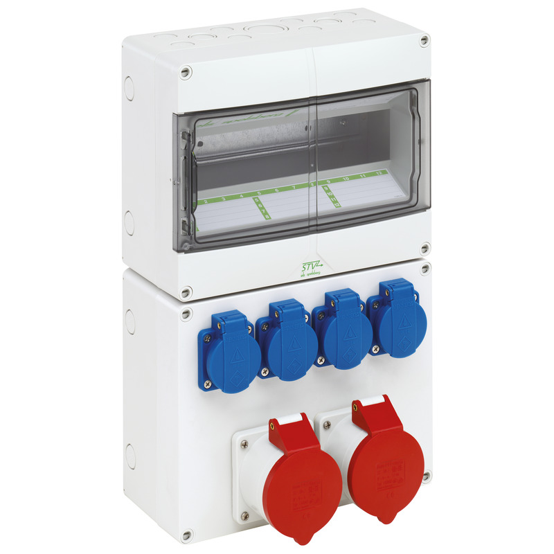 Socket outlet combination - STV 1224-S32 BE/FR
