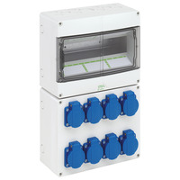 Socket outlet combination - STV 1208-S BE/FR