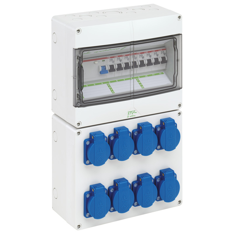 Socket outlet combination - STV 1208-K