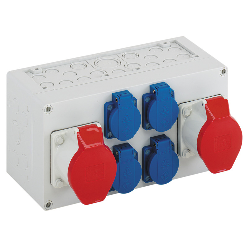 Socket outlet combination - AKi 1-2S