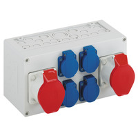 Socket outlet combination - AKi 1-2S