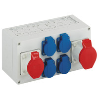 Socket outlet combination - AKi 1-4S