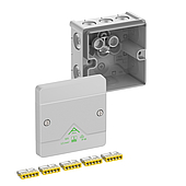 with push-in terminals for rigid conductors