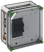 NH bus-mounting fuse housing