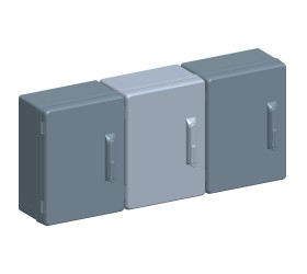 Row center cabinet